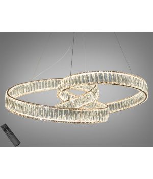 Дизайнерська новинка, кришталева світлодіодна люстра на тросах, 175W 531/800G