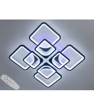Світлодіодна люстра  з пультом  від Art-Studio 150 Вт 8060/4+4BK LED 3color dimmer