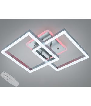 Стельова LED люстра  64Вт 2546HR LED 3color dimmer