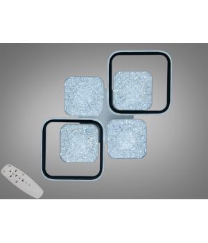 Люстра  білий чорний  96Вт 2567WH+BK dimmer