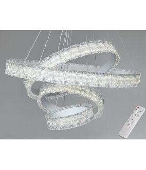 Люстра LED підвісна 140Вт D8748-800+600+400+300WH