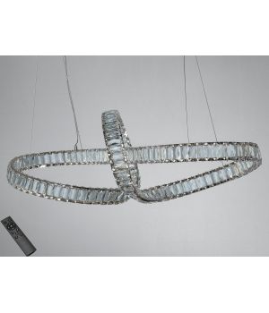 Люстра підвісна LED хром 85 Вт D8861/800x300CH
