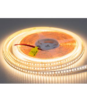 LED стрічка 24В, 180 діодів на метр, 8мм, теплий N24-2835-180-WW-20-8
