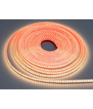 LED стрічка 24в, 180 шт/м, герметична, 8мм, теплий N24-2835-180-WW-65-8