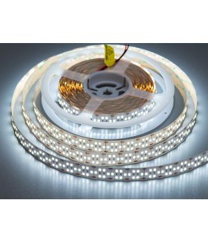 LED стрічка 24в, 300 діодів на метр, 20мм, холодний N24-2835-300-CW-20-20