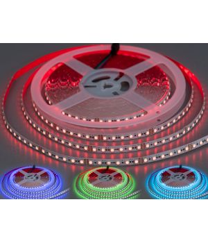 LED стрічка 24в, 108 діодів на метр, 8мм, RGB N24-3535-108-RGB-20-8