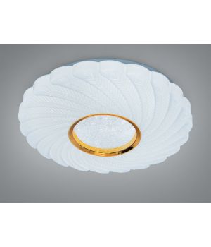 Люстра стельова LED  біла золото 34Вт W-21/400