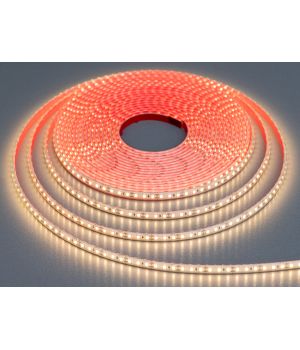 LED стрічка 12в, 120 шт/м, герметична, 8мм, теплий N12-2835-120-WW-65-8