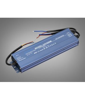 Блок живлення 24В, для підключення LED стрічки, 200Вт, 8.3А NP-24v-200w-IP67