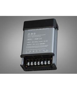 Блок живлення 24В, із захистом від дощу, 200Вт, 8.33А NPA-24v-200w-IP44