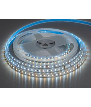 Адресна LED стрічка 24В, 120 діодів на метр, 8мм, теплий+холодний P12-2835-120-CW+WW-20-8
