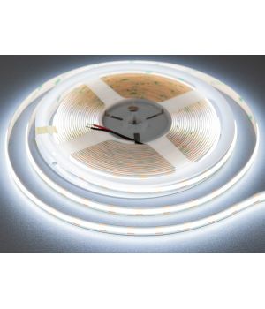 COB LED стрічка 12В, 608 діодів на метр, 10мм, холодний P12-COB-608-CW-20-10