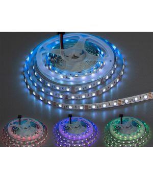 LED стрічка 12В, 60 діодів на метр, 10мм, RGB P12-5050-60-RGB-20-10
