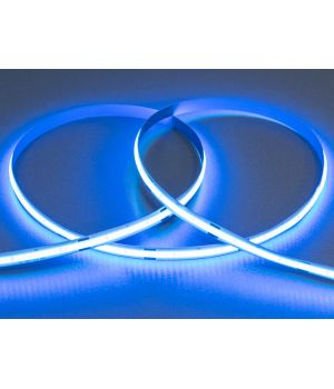 COB LED стрічка 24В, 320 діодів на метр, 8мм, блакитний P24-COB-320-BLUE-20-8