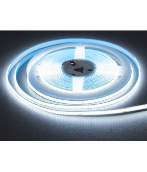 COB LED стрічка 24В, 320 діодів на метр, 5мм, холодний P24-COB-320-CW-20-5