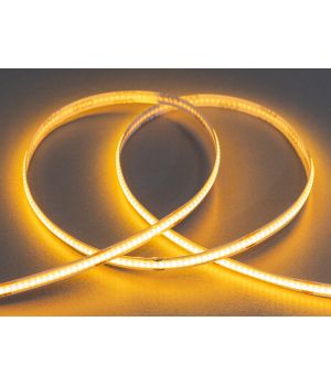 COB LED стрічка 24В, 320 діодів на метр, 8мм, жовтий P24-COB-320-GOLDEN-20-8