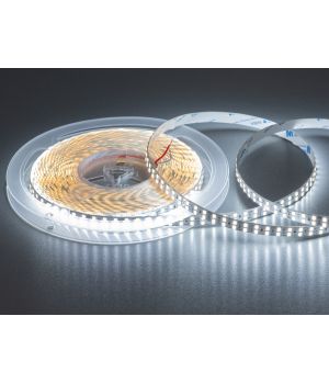 LED стрічка 24В, 240 діодів на метр, 10мм, холодний P24-2835-240-CW-20-10