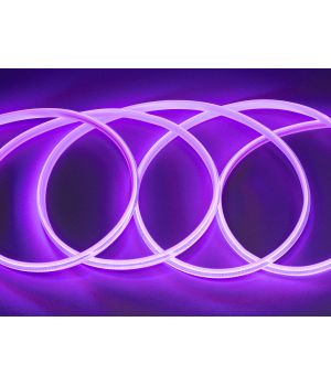COB LED стрічка 220в, 288 шт/м, герметична, 10мм, рожевий P220CL-COB-288-PINK-65-10