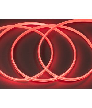 COB LED стрічка 220в, 288 шт/м, герметична, 10мм, червоний P220CL-COB-288-RED-65-10