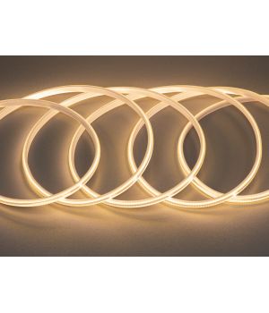 СОВ LED стрічка 220в, 288 шт/м, герметична, 10мм, теплий P220CL-COB-288-WW-65-10