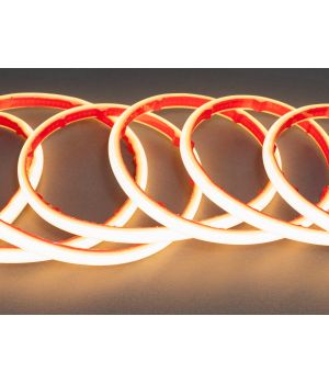 LED стрічка 220в, 288 шт/м, герметична, 10мм, теплий P220M-COB-320-WW-65-10
