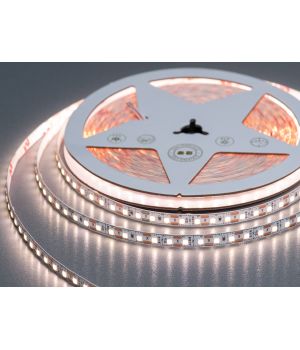 LED стрічка 24В, 120 діодів на метр, 8мм, теплий P24-2835-120-WW-20-8