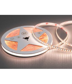 LED стрічка 24В, 180 діодів на метр, 8мм, теплий P24-2835-180-WW-20-8