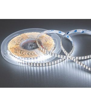 LED стрічка 24в, 240 діодів на метр, 10мм, холодний P24-2835-240-CW-20-10-2D