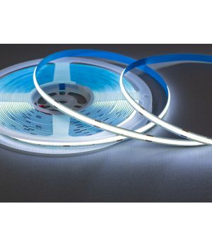 COB LED стрічка 24В, 320 діодів на метр, 8мм, холодний P24-COB-320-CW-20-8