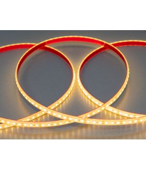 LED стрічка 12В, 120 шт/м, герметична, 8мм, теплий P12-2835-120-WW-68-8/10