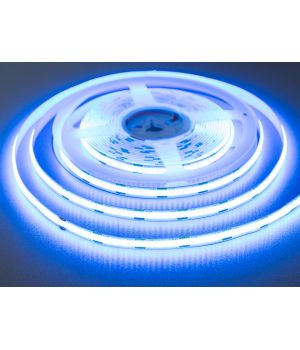 COB LED стрічка 12В, 320 діодів на метр, 8мм, блакитний P12-COB-320-BLUE-20-8