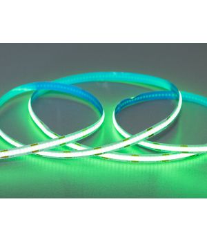 COB LED стрічка 12В, 320 діодів на метр, 8мм, зелений P12-COB-320-GREEN-20-8