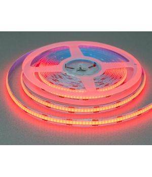 COB LED стрічка 12В, 320 діодів на метр, 8мм, червоний P12-COB-320-RED-20-8
