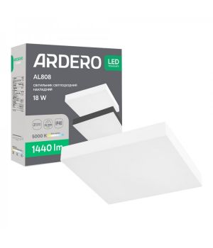Світлодіодний накладний світильник Ardero AL808 18Вт 5000K білий