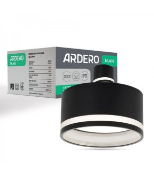 Накладний світильник Ardero ML406 під лампу чорний