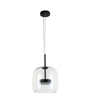 Світлодіодний підвісний світильник 909XL157-1 led (220) BK+CL