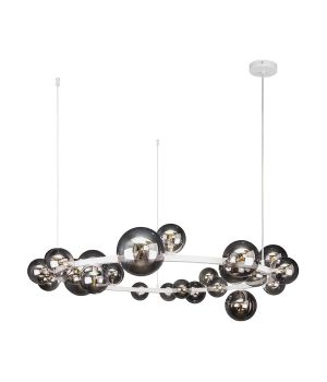 Люстра 918LP267-24 WH+BK