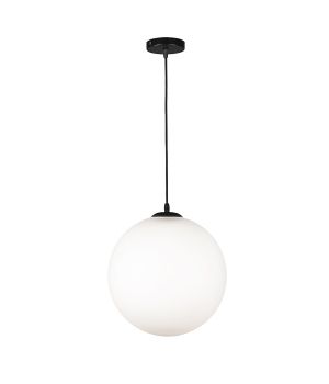 Підвісний світильник 756glass300F-1 BK+WH