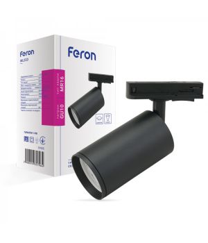 Трековий світильник під лампу Feron ML333 GU10 IP20 чорний