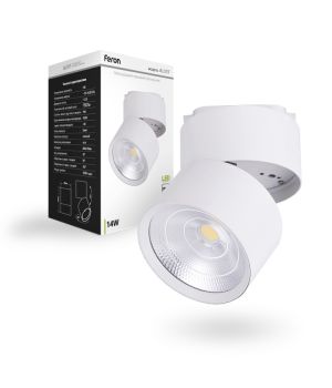 Трековий світильник Feron AL107 14W 4000К IP40 білий