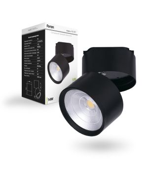 Трековий світильник Feron AL107 14W 4000К IP40 чорний