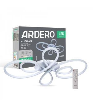 Светодиодная люстра Ardero AL6540ARD FABIO М 95Вт белый