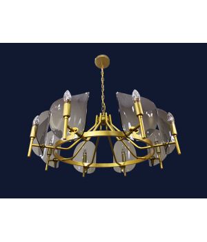Люстра 756LPR0032-8 GD+BK
