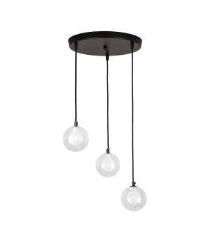 Люстра у стилі NEW LOFT 761P100F-3 BK+CLWH (300)