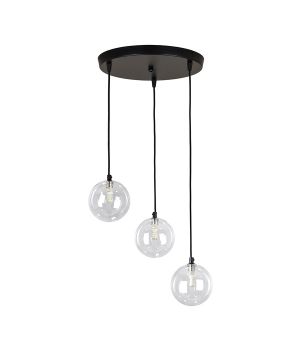 ЛЮСТРА У СТИЛІ NEW LOFT 761P120F-3 BK+CL (300)