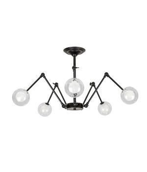 ЛЮСТРА У СТИЛІ NEW LOFT 761S1005F-5 BK+CLWH
