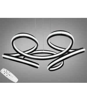 LED люстра в кухню з диммером та пультом ДУ потужністю 175  Вт 1063WH