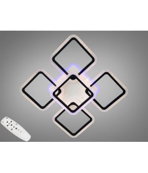 Стельова світлодіодна люстра з підсвіткою, димером, 110W
