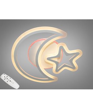 Стельовий світлодіодний смарт світильник з пультом, 56W 5173WH