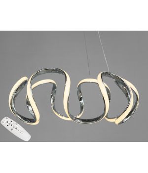 LED люстра в кухню з диммером та пультом ДУ потужністю 90 Вт